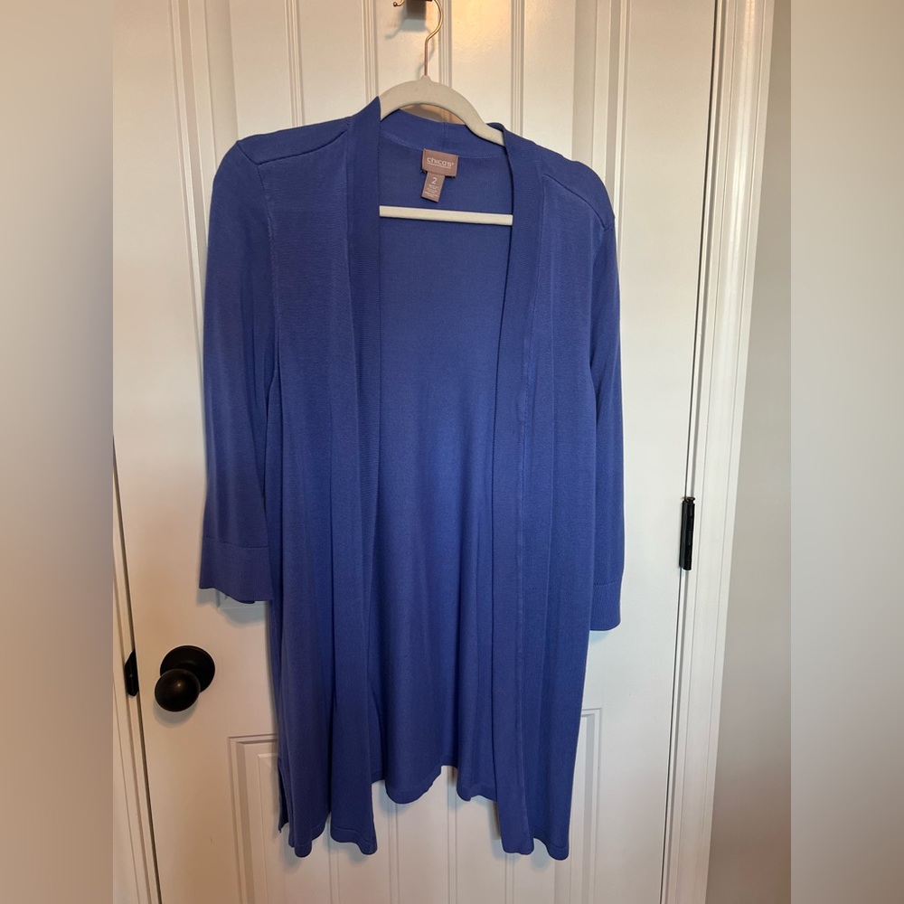 Chico's Vibrant Blue Women's Cardigan